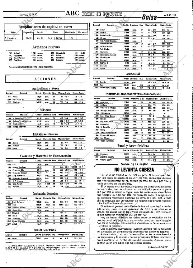 ABC MADRID 13-08-1992 página 33