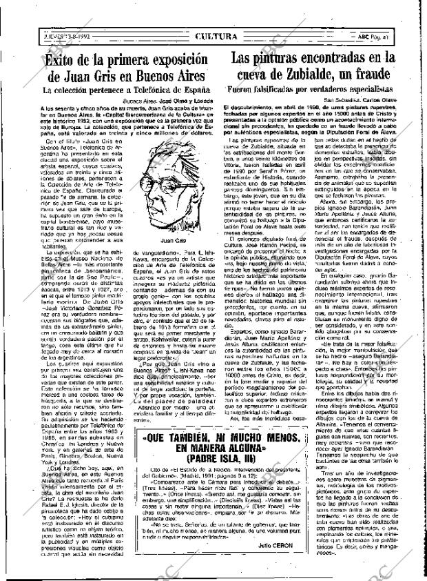 ABC MADRID 13-08-1992 página 41
