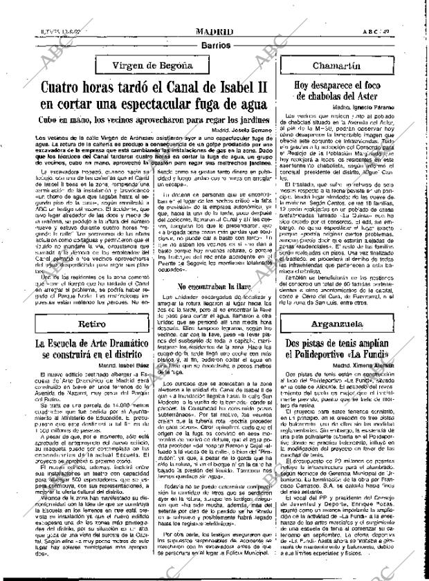 ABC MADRID 13-08-1992 página 49