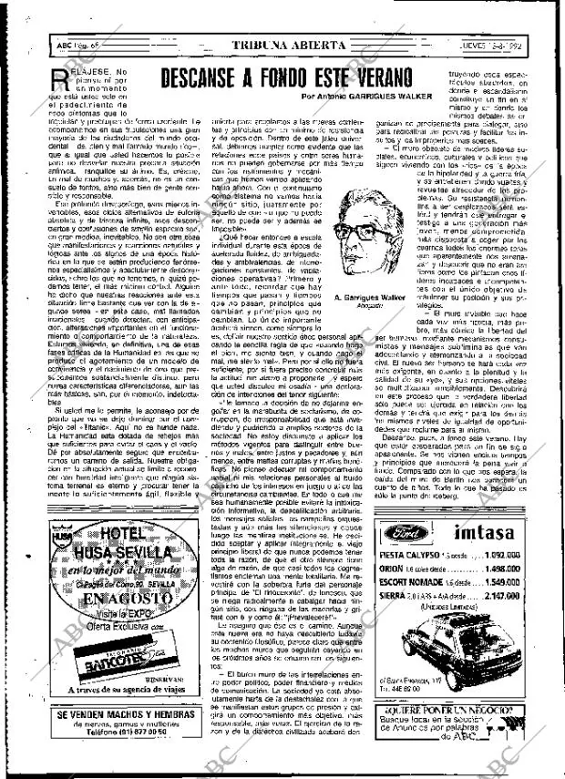 ABC MADRID 13-08-1992 página 68
