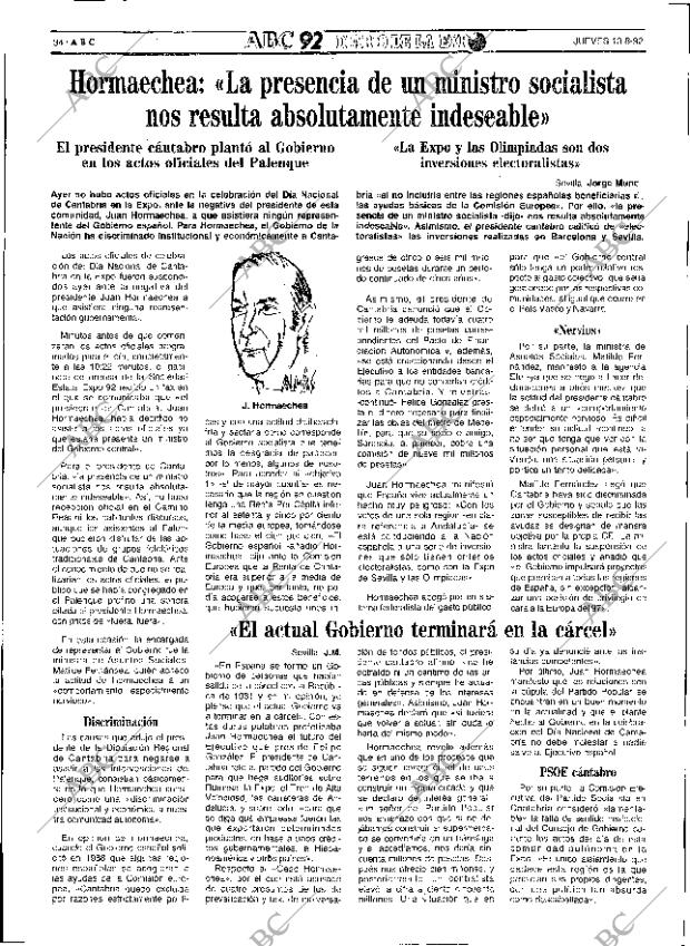 ABC SEVILLA 13-08-1992 página 34