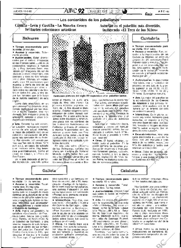 ABC SEVILLA 13-08-1992 página 45