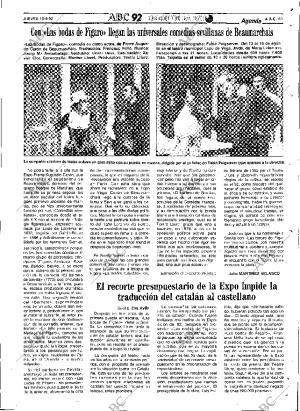 ABC SEVILLA 13-08-1992 página 61