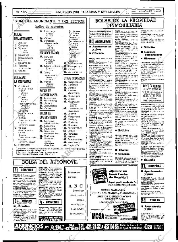 ABC SEVILLA 13-08-1992 página 88