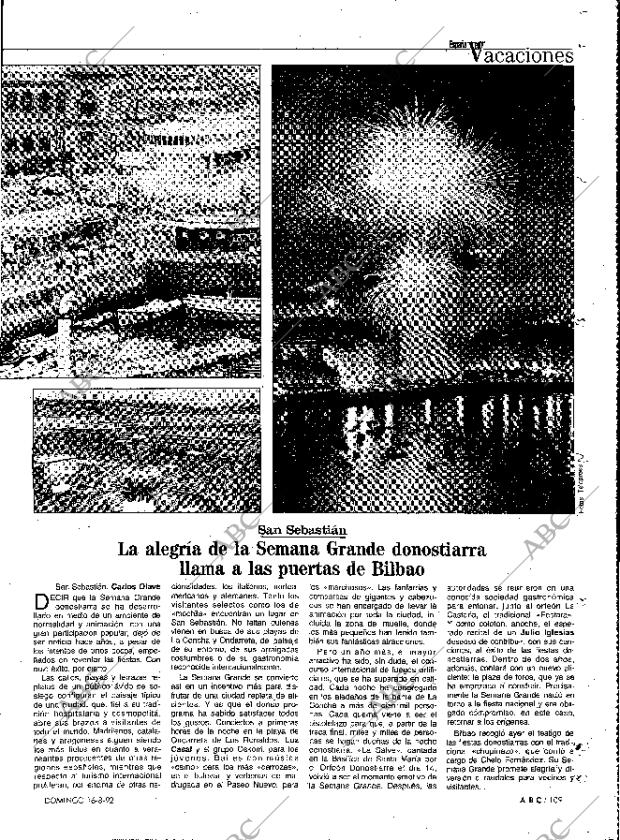 ABC MADRID 16-08-1992 página 109