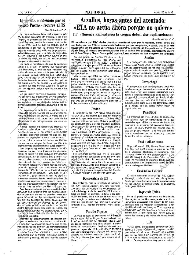 ABC MADRID 18-08-1992 página 20