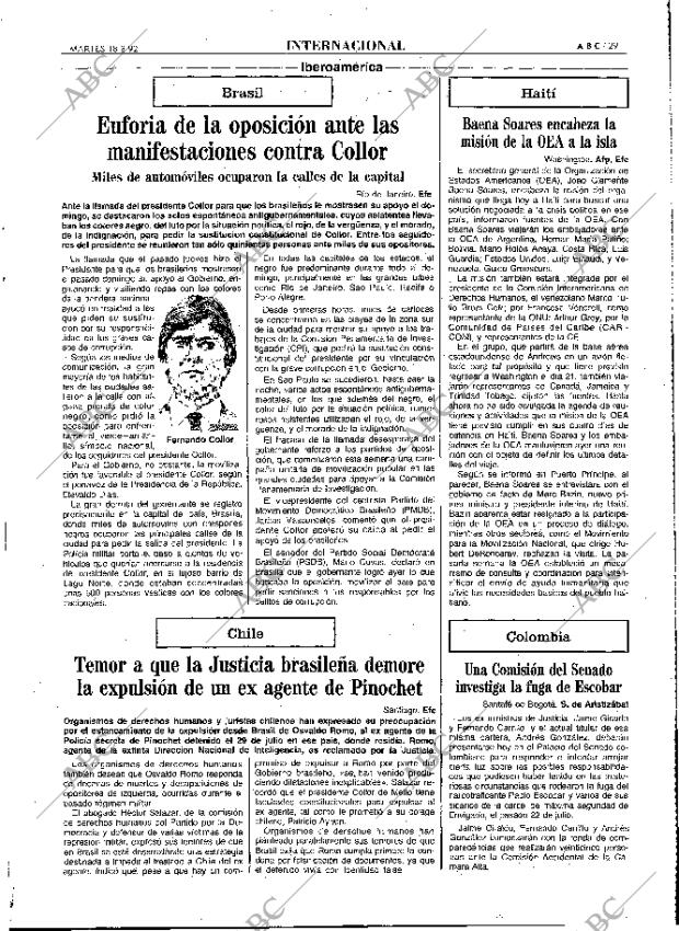 ABC MADRID 18-08-1992 página 29