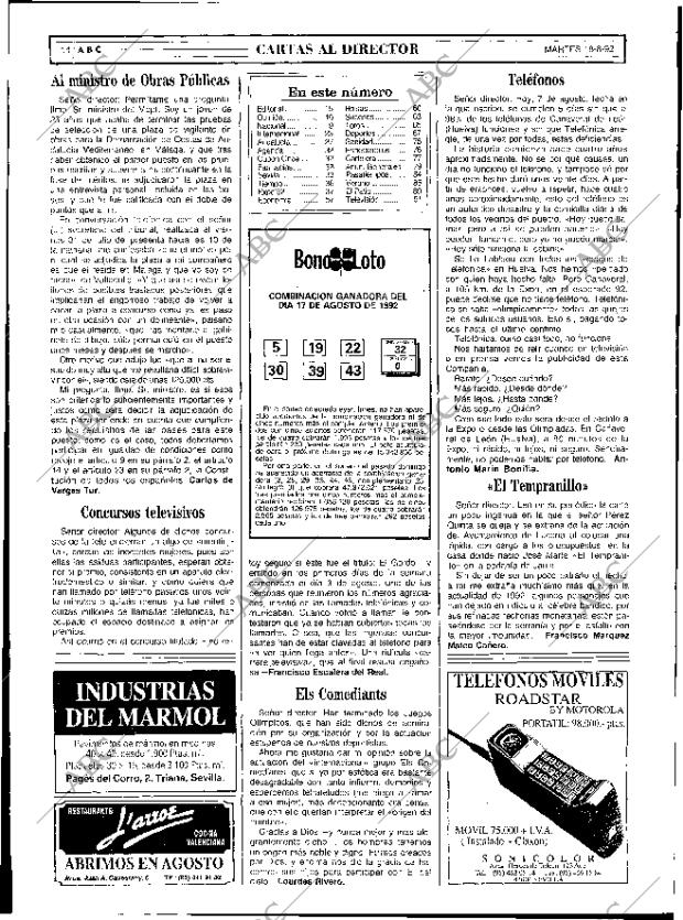 ABC SEVILLA 18-08-1992 página 14