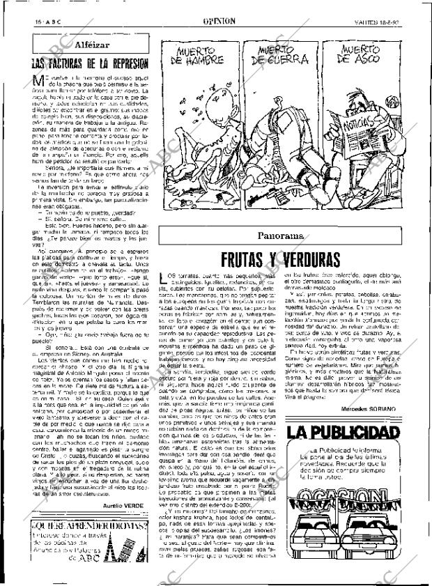 ABC SEVILLA 18-08-1992 página 18