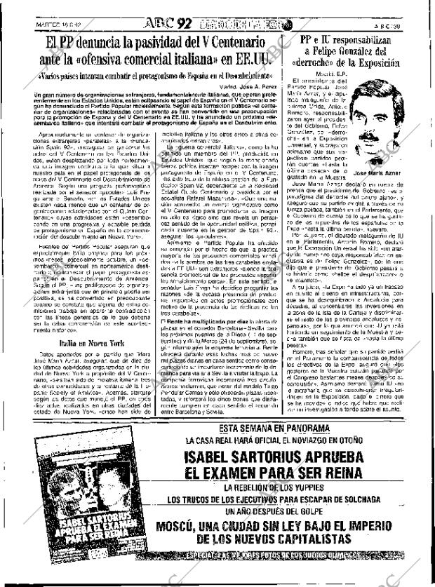 ABC SEVILLA 18-08-1992 página 39