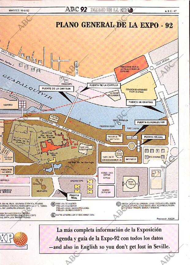 ABC SEVILLA 18-08-1992 página 47