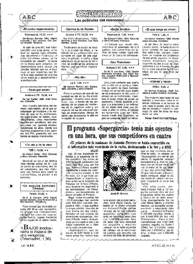 ABC MADRID 19-08-1992 página 100