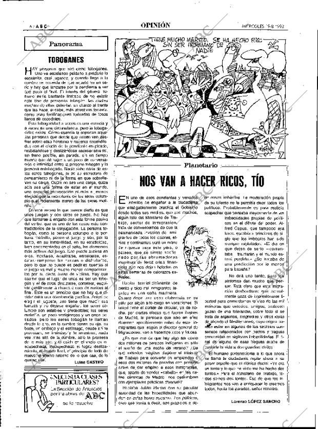 ABC MADRID 19-08-1992 página 16