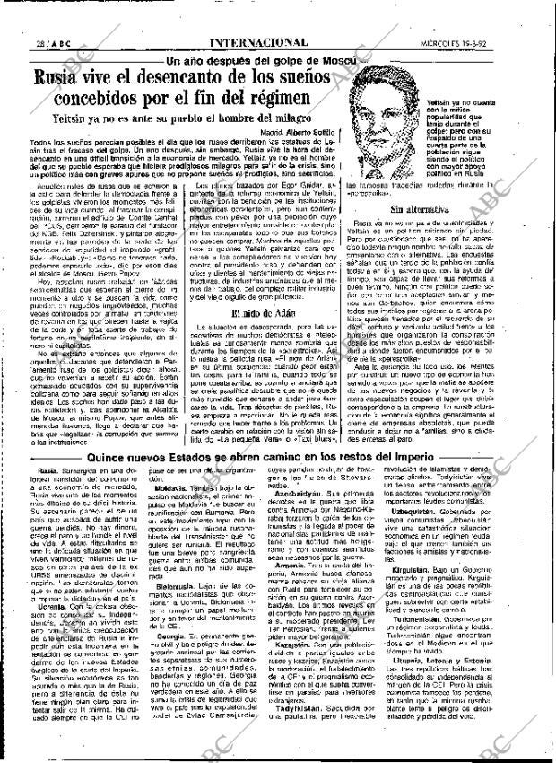 ABC MADRID 19-08-1992 página 28