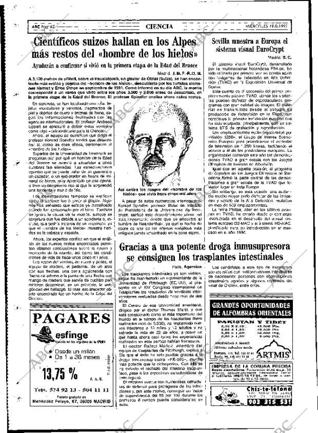 ABC MADRID 19-08-1992 página 62