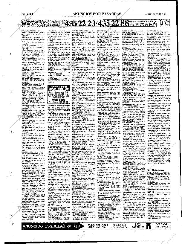 ABC MADRID 19-08-1992 página 90