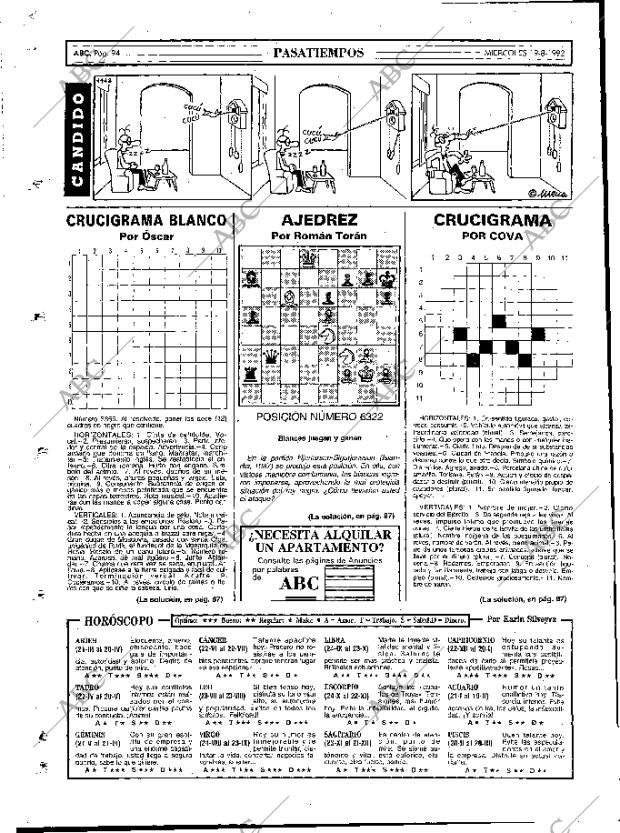ABC MADRID 19-08-1992 página 94