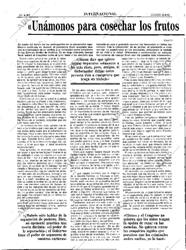 ABC MADRID 22-08-1992 página 24