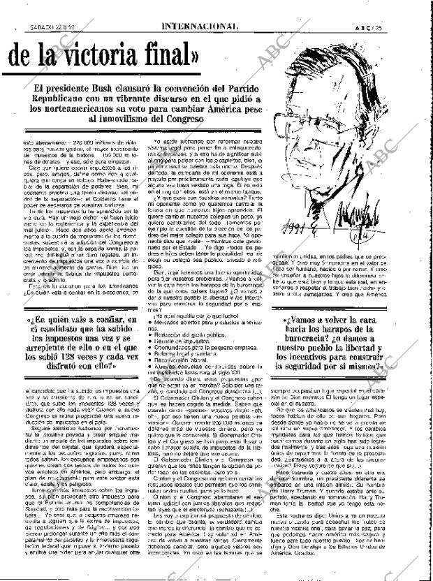 ABC MADRID 22-08-1992 página 25