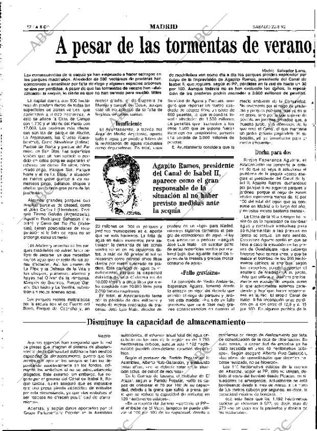 ABC MADRID 22-08-1992 página 52