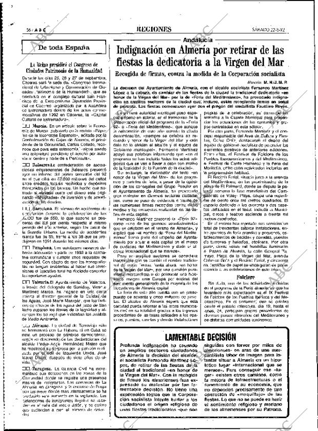 ABC MADRID 22-08-1992 página 56