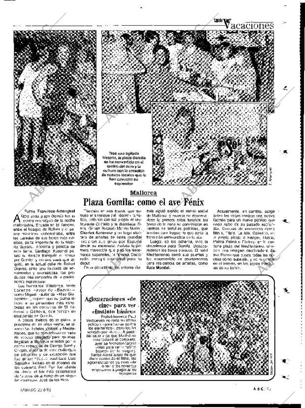 ABC MADRID 22-08-1992 página 95