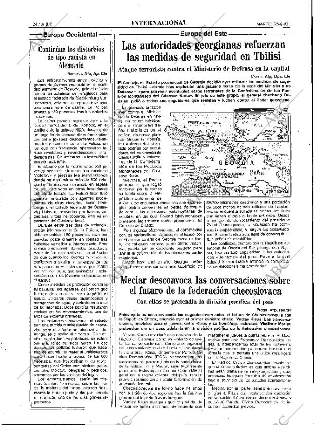 ABC MADRID 25-08-1992 página 24