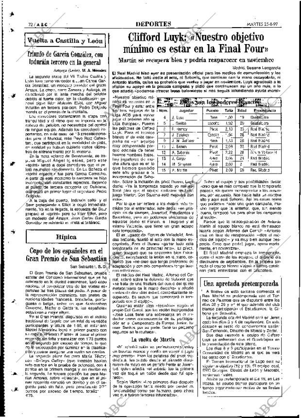 ABC MADRID 25-08-1992 página 72