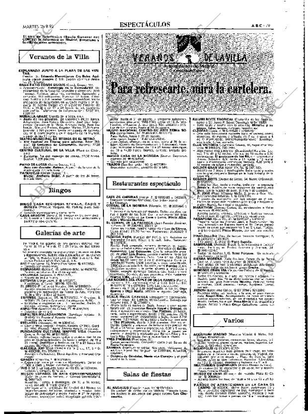 ABC MADRID 25-08-1992 página 79