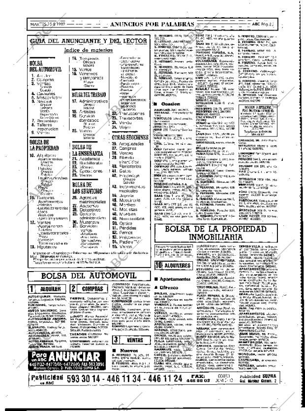 ABC MADRID 25-08-1992 página 85