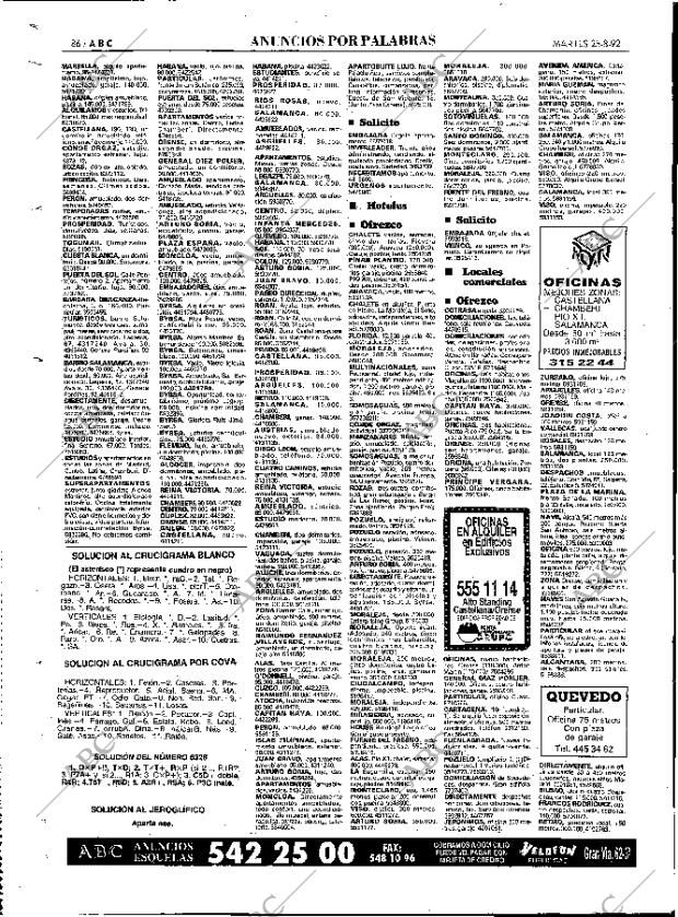 ABC MADRID 25-08-1992 página 86