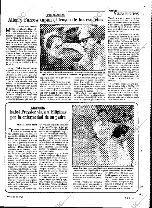 ABC MADRID 25-08-1992 página 97