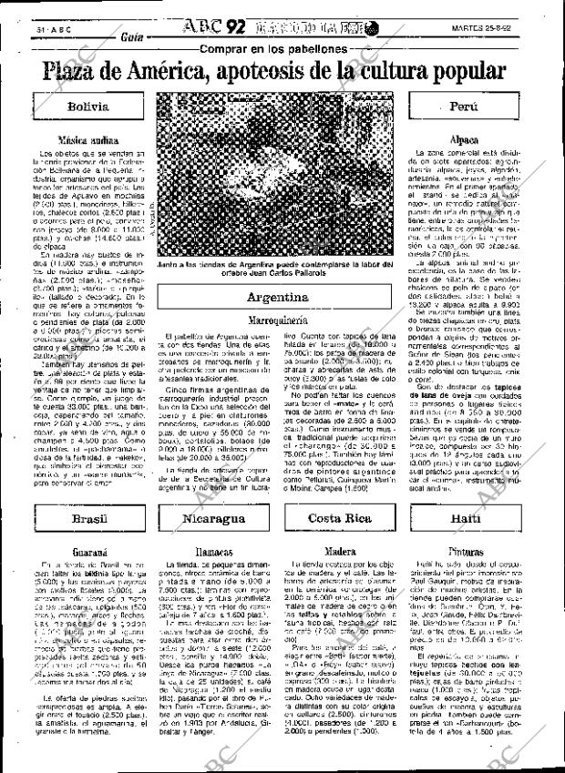 ABC SEVILLA 25-08-1992 página 54