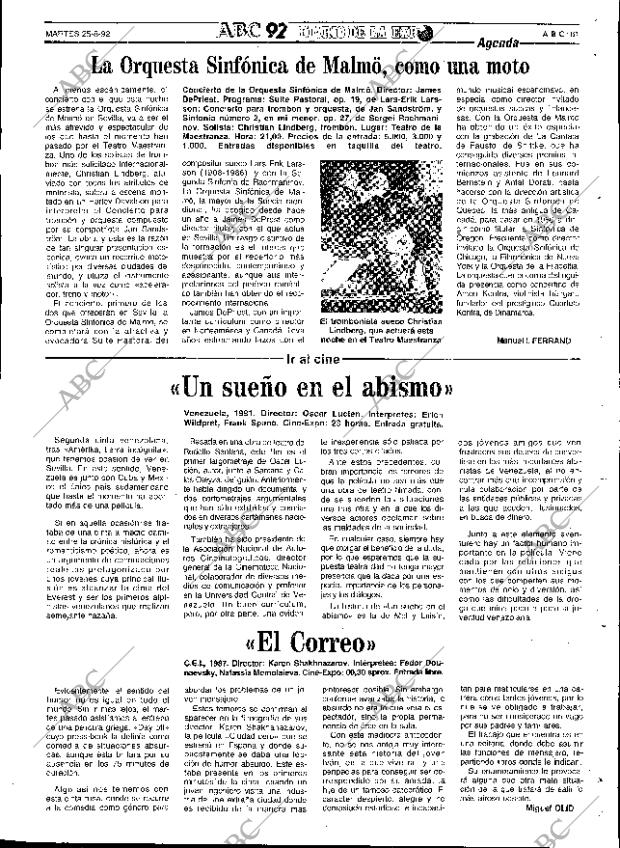 ABC SEVILLA 25-08-1992 página 61