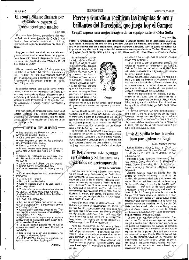 ABC SEVILLA 25-08-1992 página 78