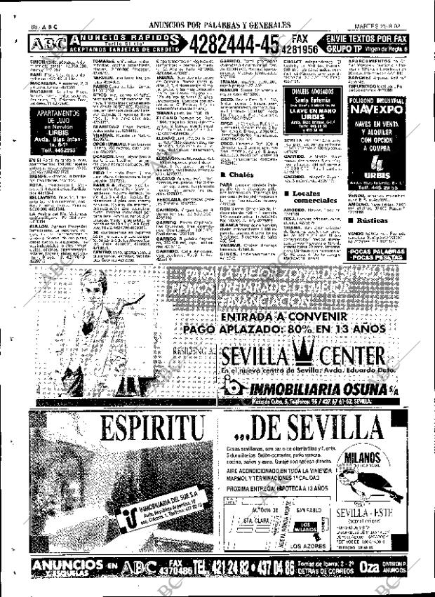 ABC SEVILLA 25-08-1992 página 88