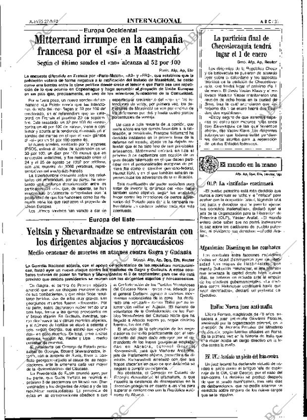 ABC MADRID 27-08-1992 página 31