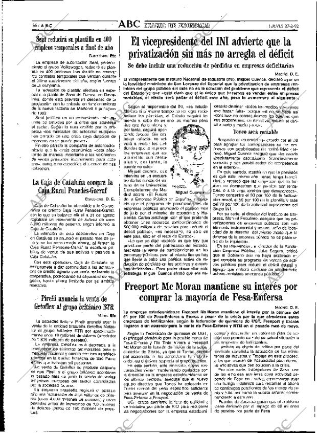 ABC MADRID 27-08-1992 página 36