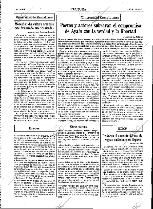 ABC MADRID 27-08-1992 página 46