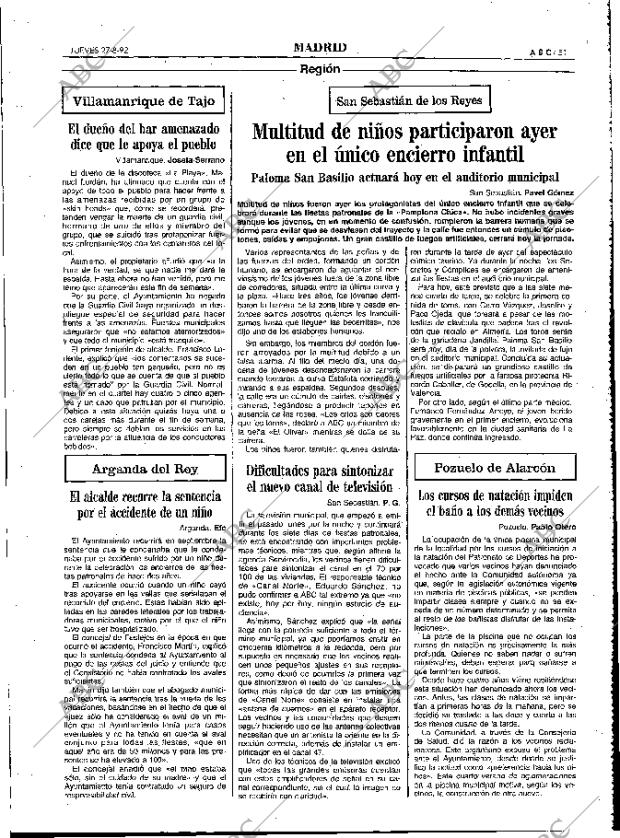 ABC MADRID 27-08-1992 página 51