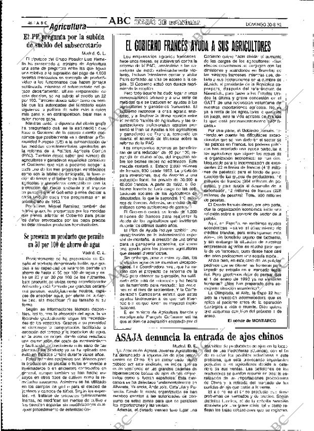 ABC MADRID 30-08-1992 página 46