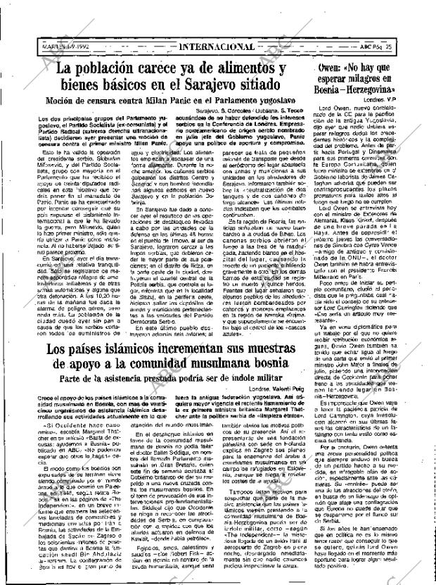 ABC MADRID 01-09-1992 página 25