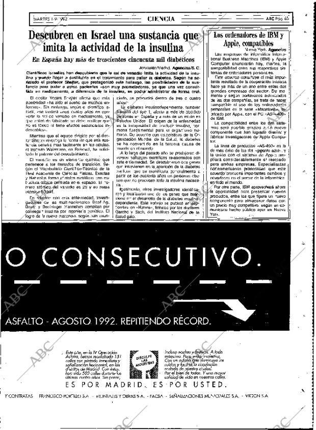 ABC MADRID 01-09-1992 página 65