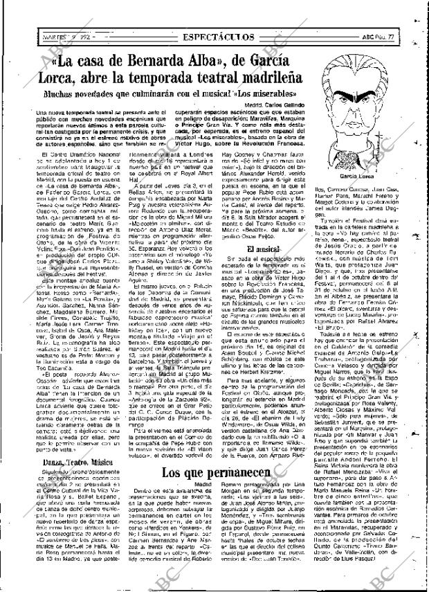 ABC MADRID 01-09-1992 página 77