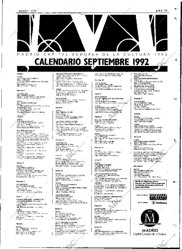 ABC MADRID 01-09-1992 página 79