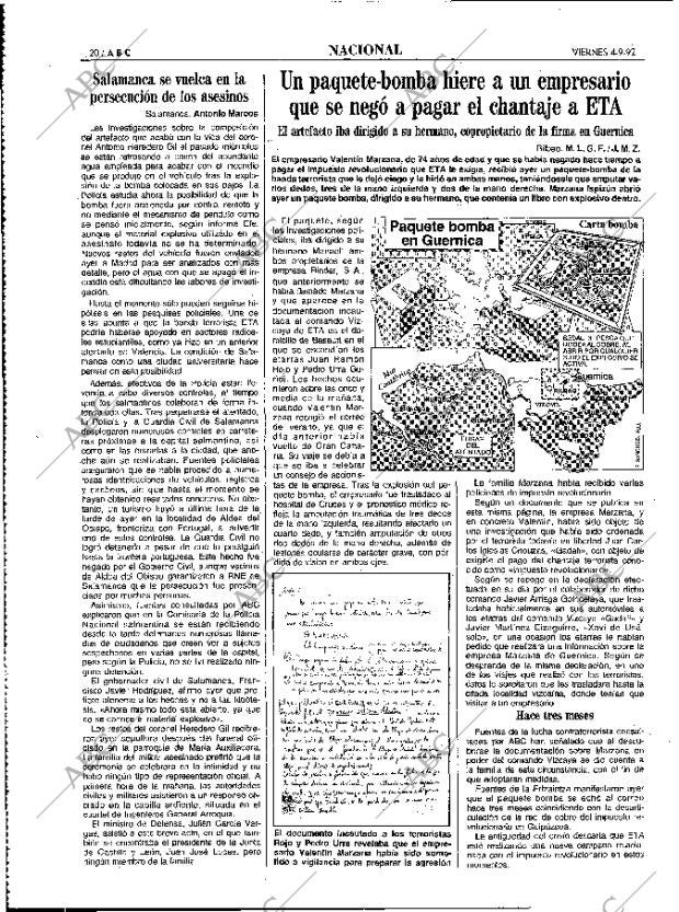 ABC MADRID 04-09-1992 página 20