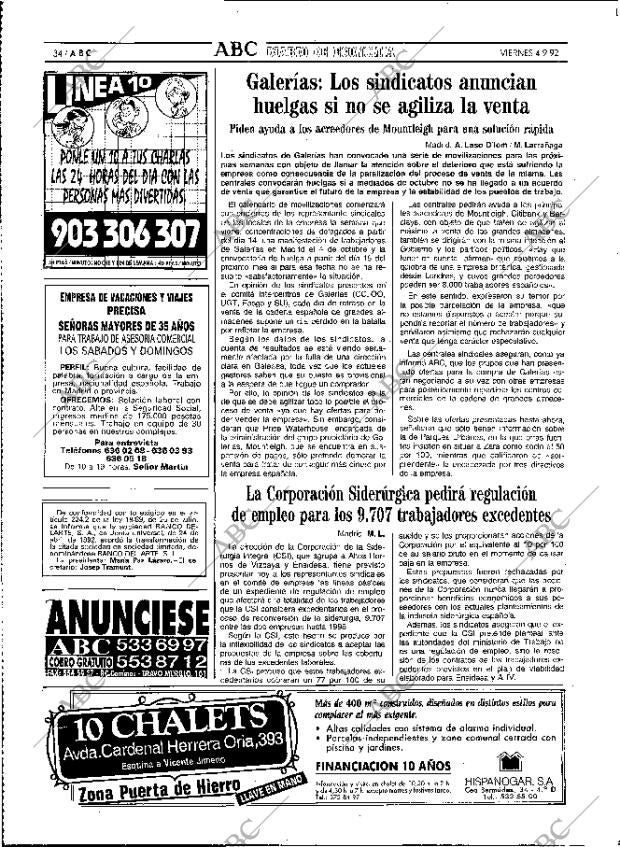 ABC MADRID 04-09-1992 página 34