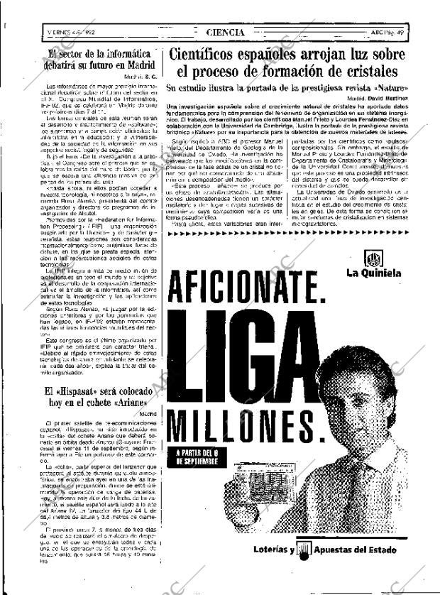 ABC MADRID 04-09-1992 página 49