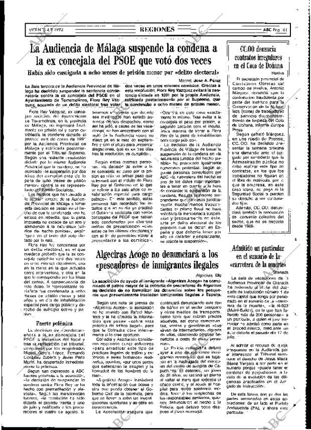 ABC MADRID 04-09-1992 página 61