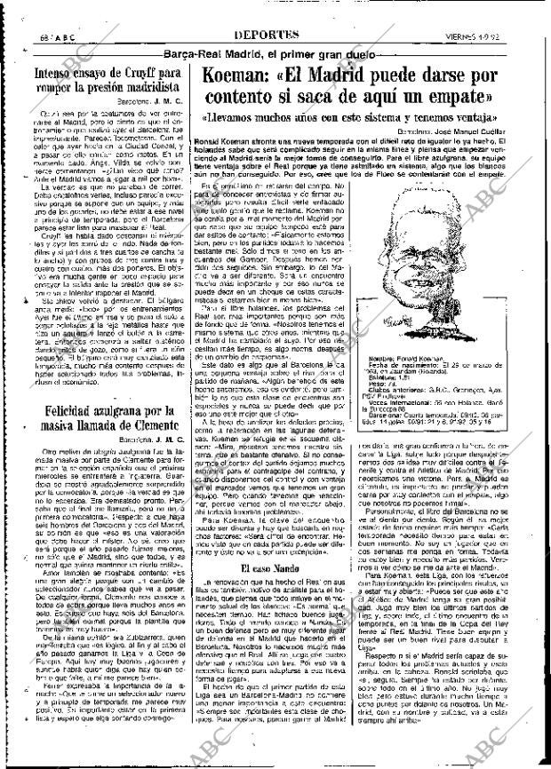 ABC MADRID 04-09-1992 página 68